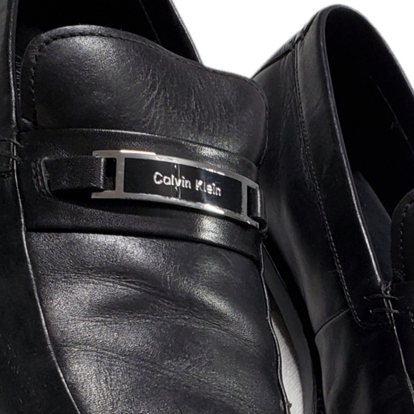 Calvin Klein Men Harrow slip on Dress Shoes Black - Picture 4 of 11